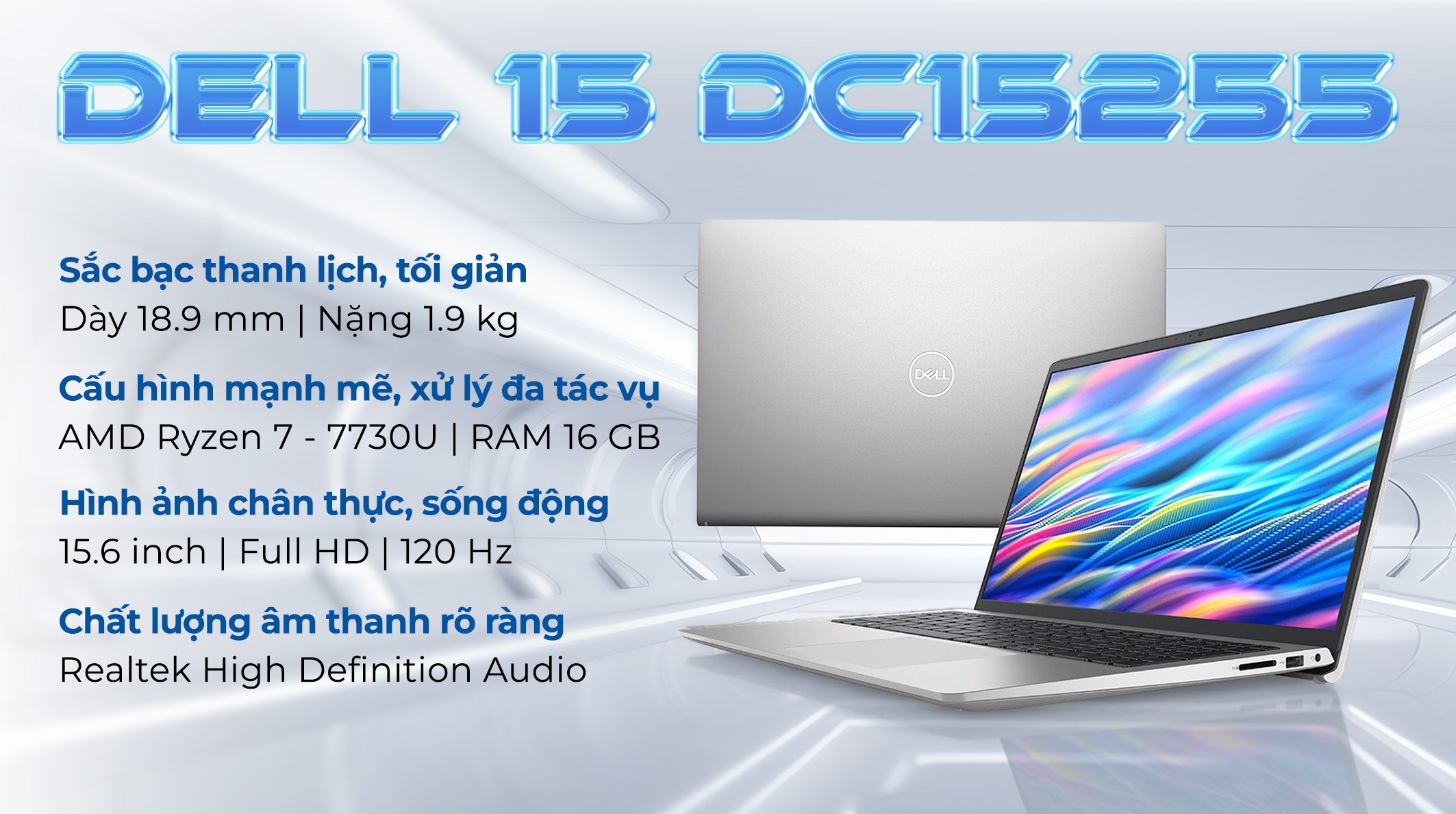 Laptop Dell 15 DC15255
